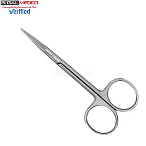 กรรไกรตัดเยื่อไอริส 4.5 นิ้ว ตรง ผลิตจากเยอรมนี ทำจากเหล็กกล้าไร้สนิม คุณภาพสูงพิเศษ สำหรับการผ่าตัด ใช้สำหรับการผ่าตัดเนื้อเยื่อ ได้รับการรับรองมาตรฐาน CE - Product Image 5
