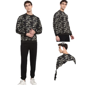 Mejor diseño personalizado de los hombres de color sólido sudaderas coreanas de estilo de invierno sudaderas con capucha ropa de calle teñido liso para la venta - Product Image 6