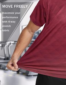 เสื้อยืดโอเวอร์ไซส์ผู้ชายผ้าโพลีเอสเตอร์ 100% แบบเรียบสีพื้น พิมพ์โลโก้ เสื้อยืดพลัสไซส์ผ้าฝ้าย 100% ไซส์ใหญ่ - Product Image 5