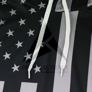 Sudadera con capucha personalizada para hombre, con cremallera, gruesa, de corte holgado, talla grande, hombros caídos, estilo cuadrado, para invierno, Process Impex - Product Image 2