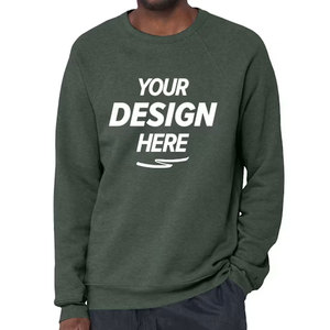 <b>Men</b> Plain Winter <b>Fleece</b> Crewneck Sweatshirt Heavyweight <b>Thick</b> Cotton Blended Casual Pullover Long Sleeve Warm Sweatshirt - Product Image 4