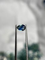 Kyanite naturelle bio-couleur, pierre précieuse facettée en forme de poire, provenant d'Afrique, pour la fabrication de bijoux