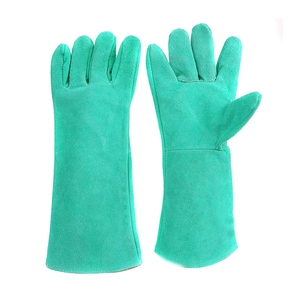 Gants de soudage antistatiques en cuir de vachette de haute qualité, gants de sécurité industriels ignifuges, gants de construction robustes - Product Image 6