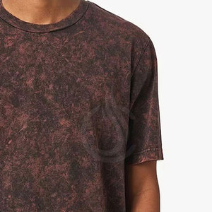 Camiseta de Punto Oversize con Lavado Ácido, Algodón Suave, Estilo Urbano, Uso Diario Informal para Hombre, Nueva Llegada - Product Image 5
