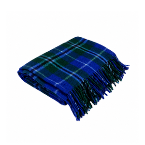 Modern Indian Jacquard Wool Blanket Warm Soft Tartan Design for Travel Home Hotel Wholesale - Product Image 1