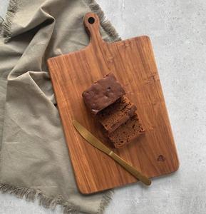 Planche à découper en bois très vendue, épaisse, solide, compatible couteaux, finition lisse, avec poignée, design durable, idéale pour la découpe en cuisine - Product Image 2