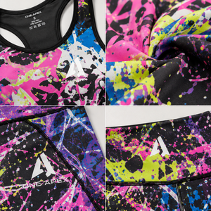 Women Printed <b>Yoga</b> <b>Set</b> High Waist Gym Leggings Sports Bra Fitness Workout Activewear Training Clothing <b>Set</b> - Product Image 6