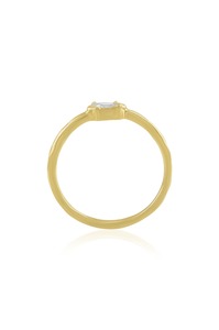 Anillo Ecológico de Aleación Chapado en Oro con Piedras Multicolores, Joyería Elegante para Eventos de Oficina y Nocturnos, Disponible para la Venta - Product Image 2