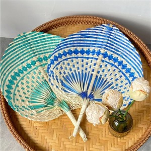 Mini-ventilateur portable fabriqué au Vietnam, éventails à main en tissage naturel, artisanat en bambou en gros - Product Image 5