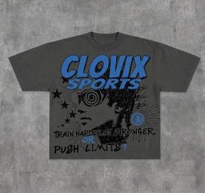 T-shirt en coton épais pour homme, style streetwear personnalisé, imprimé graphique, coupe ample et oversize, décontracté, sport, été, qualité supérieure - Product Image 4