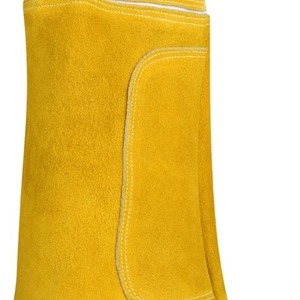 Guantes de soldadura TIG de piel de cabra con forro de lana reforzado en la palma, guantes de trabajo de seguridad de alta calidad en oferta para soldadores - Product Image 2