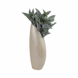 Vase à fleurs en fer forgé artisanal de qualité supérieure, finition argentée, design côtier, pour la maison, les mariages, Pâques, le salon et les fêtes, à prix abordable - Product Image 1