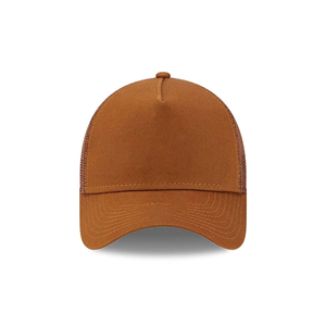 Casquettes de haute qualité personnalisées unisexes à 5 panneaux en coton et polyester, style trucker, avec logo brodé pour un usage décontracté en extérieur - Product Image 6