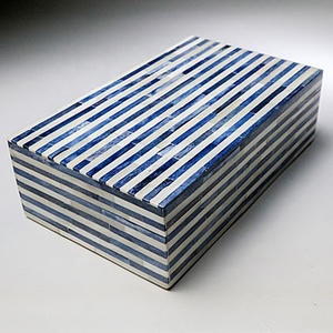 กล่องไม้สไตล์อินเดีย ลายไม้ฝังกระดูกควายธรรมชาติ งานฝีมือตกแต่งสวยงาม กล่องใส่เครื่องประดับสั่งทำพิเศษ กล่องไม้ MDF ดีไซน์หรูหรา - Product Image 4