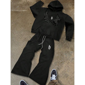 Nuevo Conjunto Deportivo Casual para Hombre, de Invierno, Ecológico, de Secado Rápido, Transpirable, con Estampado Digital y Efecto Desgastado por el Sol, Venta al Por Mayor - Product Image 1