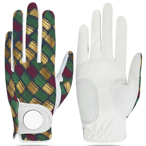 Nouveaux gants de golf en cuir véritable pour hommes, prix de gros, entièrement en cuir, confortables et de qualité supérieure. - Product Image 3