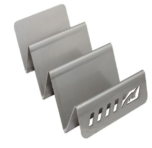 Classic Metal Taco Holder in Silver Color Plated Finished Top Quality Stand <b>Rack</b> Perfect for Tabletop and Hotel Food Service - Product Image 4
