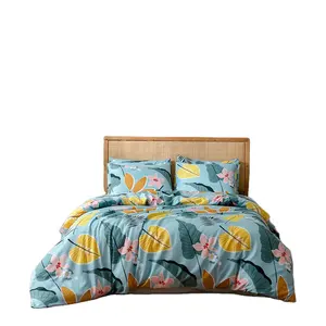 Stampa geometrica e cartone animato 100% poliestere trapunta copripiumino lenzuolo e federa set biancheria da letto set copripiumino in tutti i colori