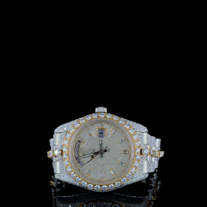 Reloj de Diamantes de Lujo Premium Totalmente Cubierto de Diamantes – Edición Premium Shine Royal Iced Diamond – Pieza de Lujo de Alta Gama - Product Image 1