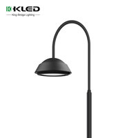 Lampadaire LED extérieur en alliage d'aluminium KLED D-32, IP66, télécommande AC, intensité variable, garantie 5 ans, pour parc, allée, rue, aménagement paysager