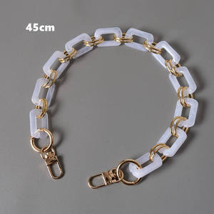Cadena de resina hecha a mano, joyería de moda, elegante collar de resina colorido, ligero, duradero, moderno para mujeres y niñas Tradebyd - Product Image 1