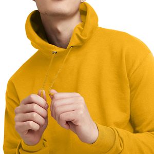 Sweat-shirt à capuche en polaire légère pour homme, mélange polyester/coton, séchage rapide et respirant, décontracté pour l'hiver - Product Image 4