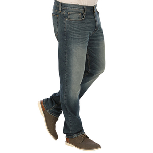 Venta al por mayor de jeans de mezclilla premium para hombre, corte recto, desgastados, de cintura media, transpirables, de secado rápido, estilo urbano. - Product Image 5