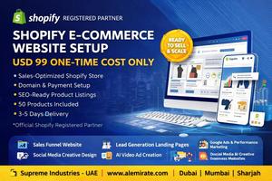Servicio de Creación de Sitios Web de Comercio Electrónico Shopify, Tienda Lista para Vender con Dominio, Pagos, SEO y Listados de Productos - Product Image 1