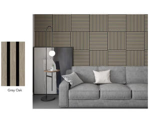 Panneaux muraux design moderne pour la maison et le bureau, panneaux acoustiques en bois à âme en caoutchouc, meubles en bois massif – Remise fabricant - Product Image 5