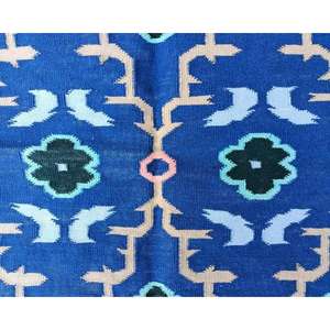 Tapis Dhurrie en coton tissé à la main, tissage plat moderne, kilim, antibactérien, lavable, caractéristiques pour une utilisation commerciale, chambres à coucher, salons - Product Image 6