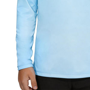 Men's Light Blue Long Sleeve <b>Raglan</b> <b>T</b>-<b>Shirt</b> Regular Fit Quick Dry Knitted Polyester Casual O-Neck Solid Color - Product Image 6