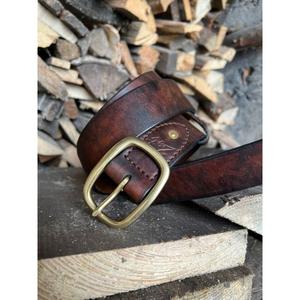 Ceinture en cuir de crocodile de qualité supérieure avec boucle en laiton, ceintures formelles pour hommes, résistantes, prix d'usine - Product Image 5