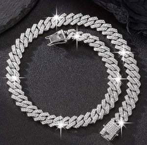 Hip Hop 925 Sterling Silver VVS D Color Moissanite 4mm Jesus <b>Cross</b> <b>Pendant</b> Gold Plated Chain Bracelet <b>Mens</b> Jewelry Gift - Product Image 2