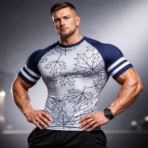 Offre Spéciale : Ensemble Rashguard MMA Personnalisé Imprimé Demi-Body, T-shirt de Compression et Short de Combat pour Entraînement de Grappling sans Gi - Product Image 1