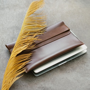 Protective <b>Sleeve</b> Cover Genuine Leather <b>Laptop</b> <b>Sleeve</b> <b>Bag</b> for Pro LLS-0079B - Product Image 2