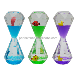 Minuteur Flottant Liquide Acrylique Multicolore 13cm – Jouet Éducatif pour Enfants, Cadeau Anti-Stress, Souvenir - Product Image 2