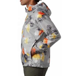 Chaqueta cortavientos holgada de poliéster y nailon personalizada, chaqueta cortavientos transpirable con estampado completo por sublimación, chaqueta informal impermeable - Product Image 4