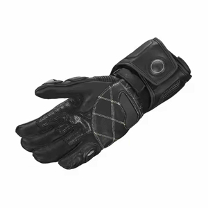 Guantes de Motociclismo de Cuero Genuino para Hombre, Protección de Nudillos de Fibra de Carbono, Guantes Largos de Dedo Completo para Motocicleta - Product Image 2