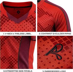 Camiseta de Fútbol de Alto Rendimiento - Camiseta Deportiva de Manga Corta que Absorbe la Humedad - Product Image 4