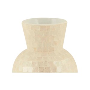 Vase décoratif en nacre incrustée fait main, centre de table de luxe pour la décoration de la maison, de l'hôtel et du salon - Product Image 2
