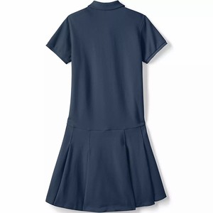 Uniforme escolar negro plisado de manga corta para niñas - Product Image 6