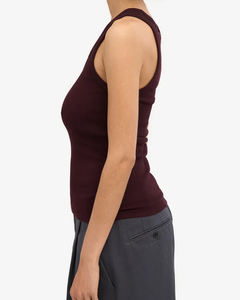 Top Corto de Tirantes Finos de Algodón Acanalado con Cuello Redondo y Encaje, Ecológico y Casual, Personalizado para Mujer 2026 - Product Image 5