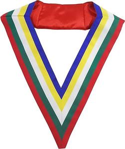 Collar Patron OES - Cinta de grosgrain de 5 colores. Incluye un gancho metálico resistente en la base, perfecto para colgar un colgante. - Product Image 1