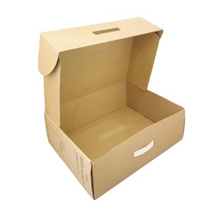 Wholesale Vietnam Model 35 Luxury Eco-Friendly Logo Customized Recycled Corrugated Self Erecting Paper <b>Box</b> Drinkware Household - Product Image 6