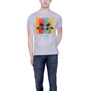 Camiseta Casual de Estilo Urbano a la Moda, Holgada, con Estampado Sólido y Diseños Personalizados, Tejido Transpirable de Alta Calidad 100% Algodón - Product Image 3