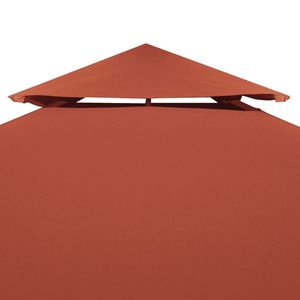 Couverture de pavillon et pergola à 2 niveaux en terre cuite, 9,1 oz/po², 13,1 x 9,8 - Product Image 3