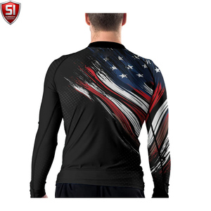 Unisex <b>Long</b> <b>Sleeve</b> <b>Compression</b> <b>Shirt</b> Crew Neck Sublimation Printed Quick Dry Breathable Full <b>Sleeve</b> Sports Body - Product Image 3