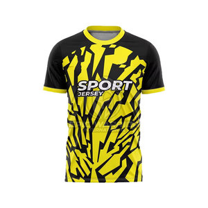 T-shirts de sport 100% polyester, coupe ajustée, manches courtes, vente en ligne, t-shirts pour hommes - Product Image 3