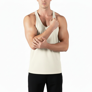 <b>Mens</b> Fitness <b>Singlet</b> Tank Top Sleeveless Workout Vest Quick Dry Breathable Training Shirt Muscle Fit Gym Wear <b>Running</b> Exercise - Product Image 3