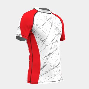 เสื้อแรชการ์ดแขนยาวพร้อมโลโก้แบบกำหนดเอง |   ชุดยูโดรักษ์โลกพร้อมลายพิมพ์แบบรีดร้อน ผ้า 300 กรัม สำหรับผู้ใหญ่ทุกเพศ - Product Image 3